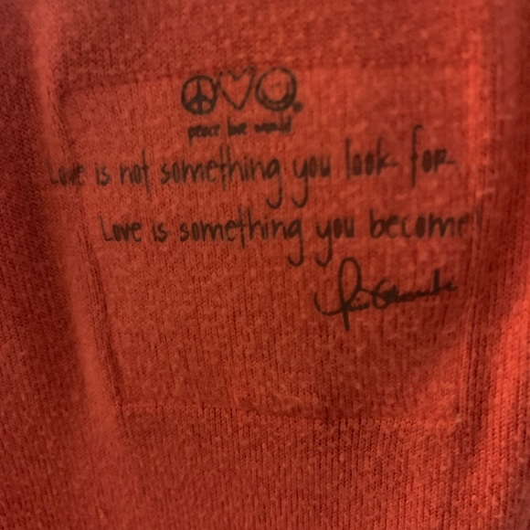 EUC worn once this cute 1XL coral in color Terry cloth hoodie is a must have! - Picture 6 of 6